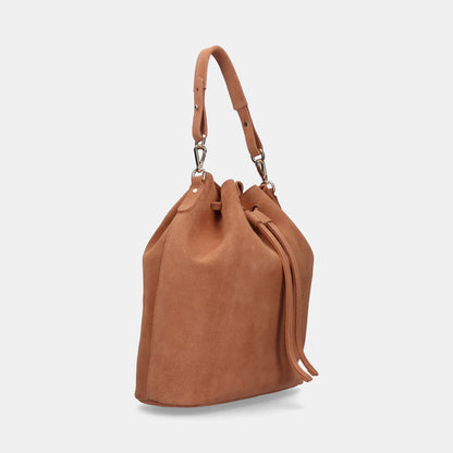 Convertible Saku Bucket Bag - Dark Nude - ann kurz