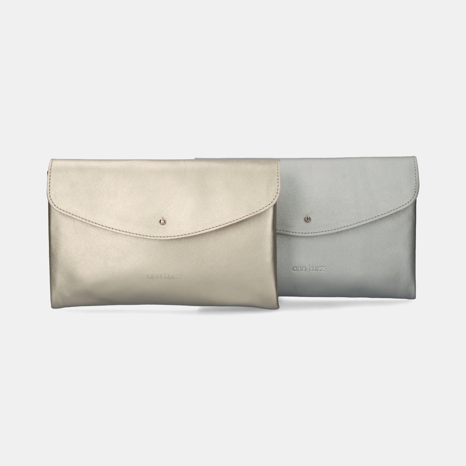 Cute Clutch - Metallic Silver - ann kurz