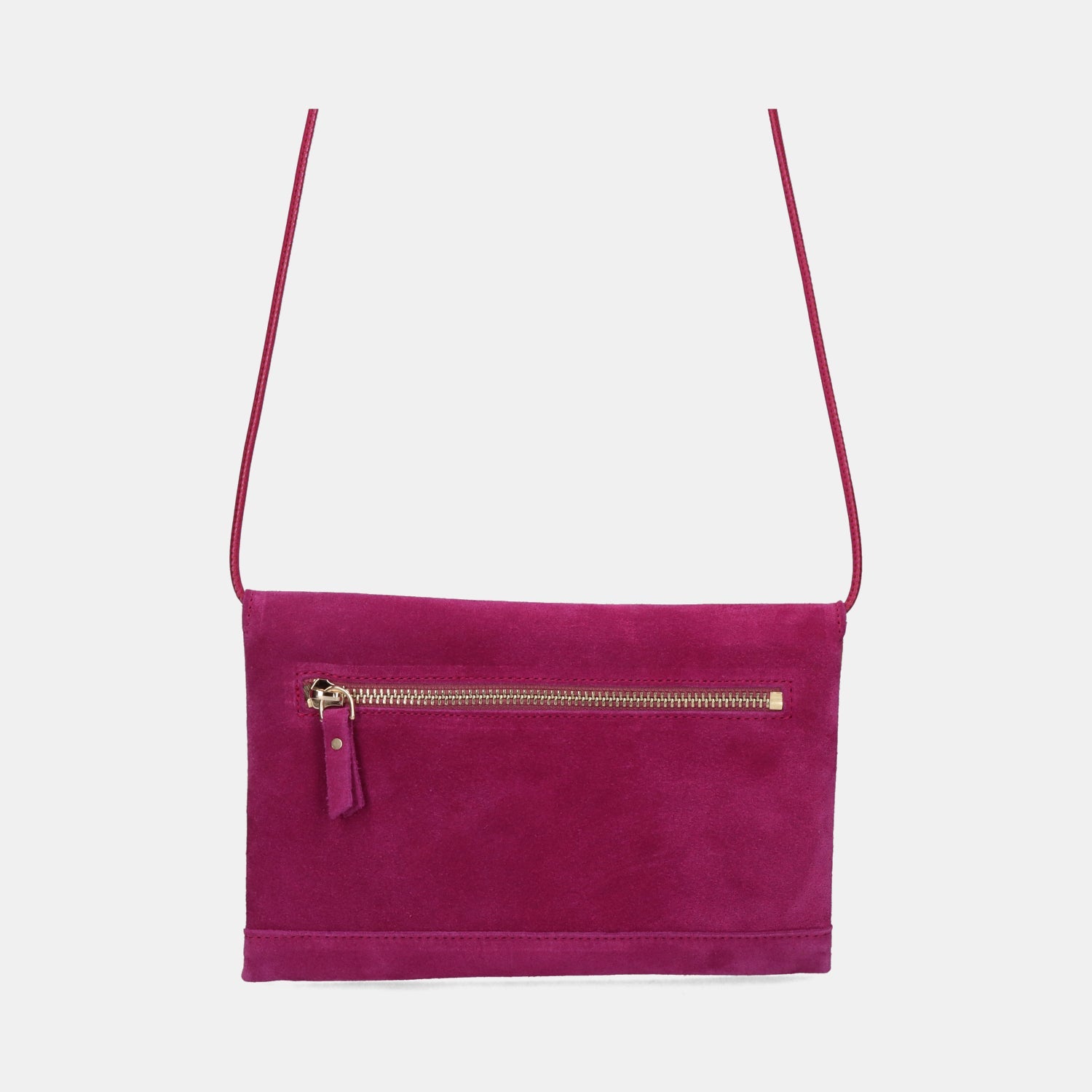 Cute Clutch - Suede Fucsia - ann kurz