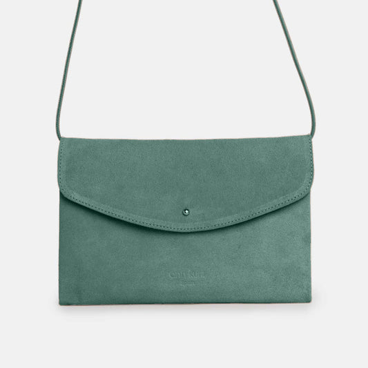 Cute Clutch - Suede Menta - ann kurz