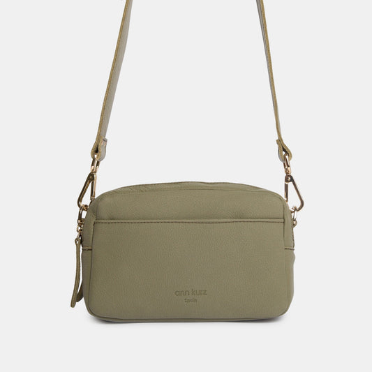 Double - zip Camera Bag - Nubuck Moss - ann kurz