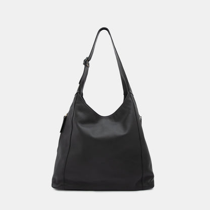 Double Zip Hobo Bag - Nappa Black - ann kurz