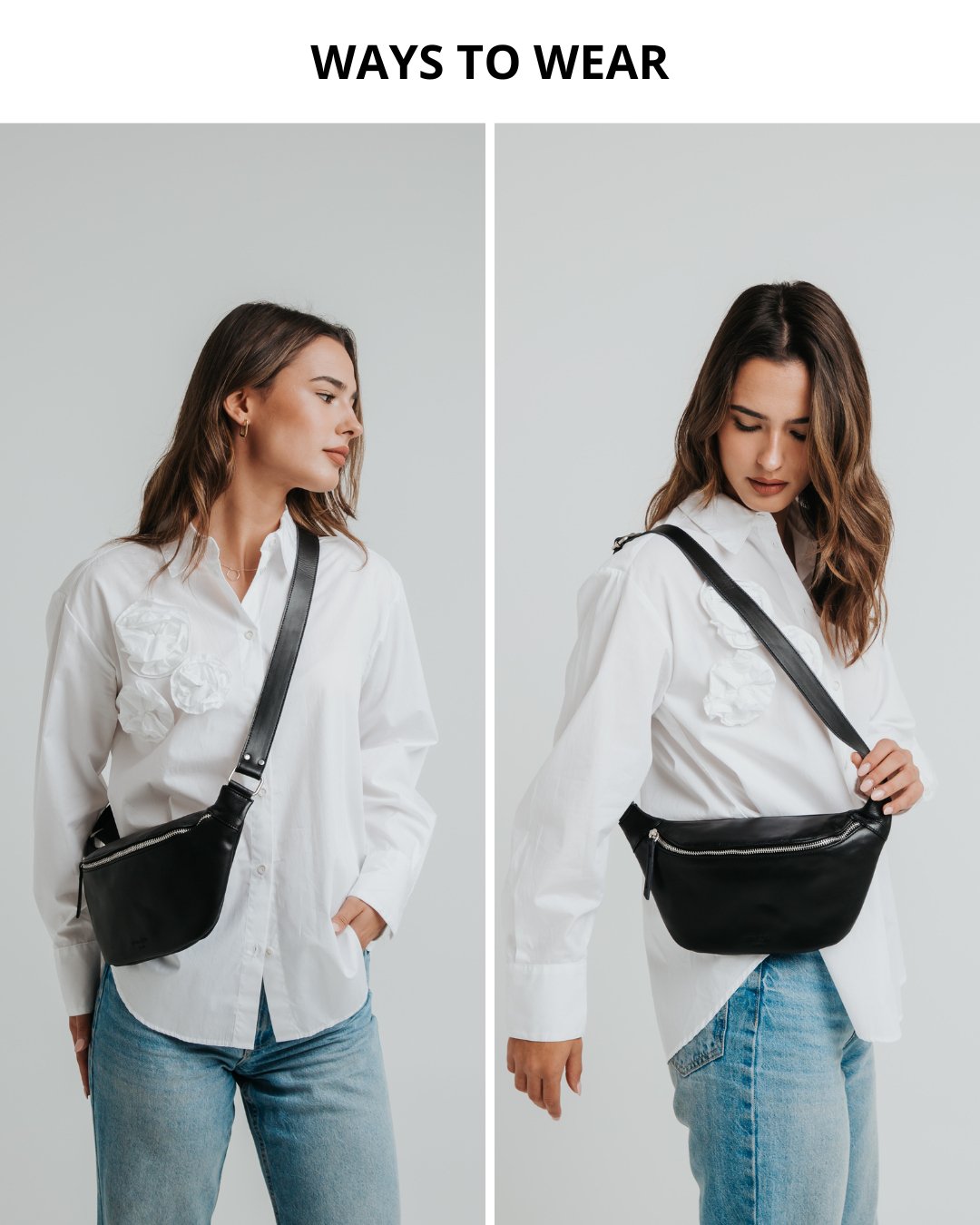 Fanny Pack - Cotton & Linen Zebra - ann kurz