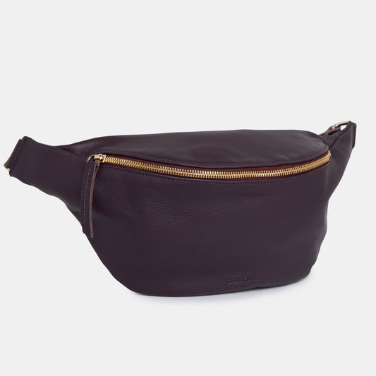 Fanny Pack Large - Nappa Maroon - ann kurz