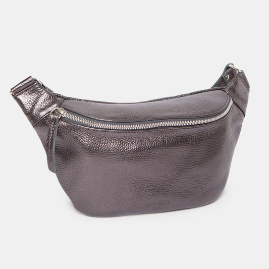 Fanny Pack - Metallic Anthracite - ann kurz