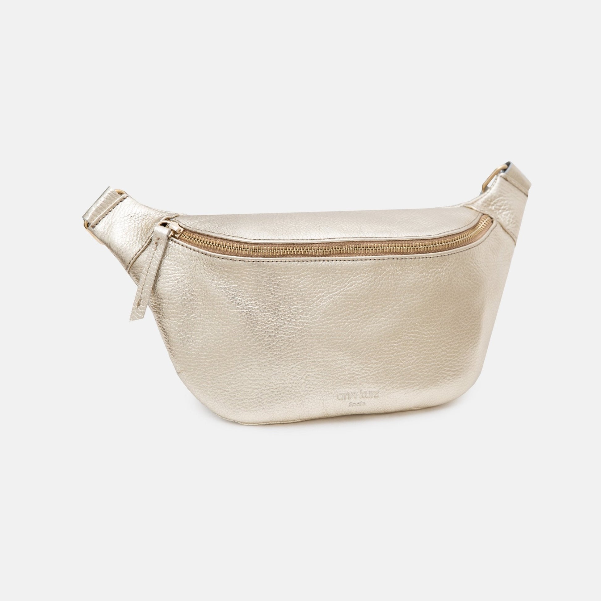 Fanny Pack - Metallic Champagne - ann kurz