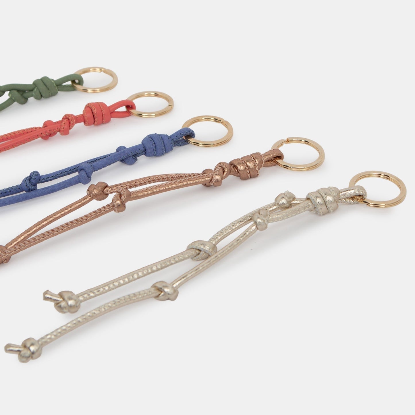 Keychain with Knots - Grain Salmon - ann kurz