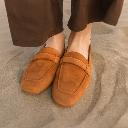 Loafer - Suede Cognac - 37 - ann kurz