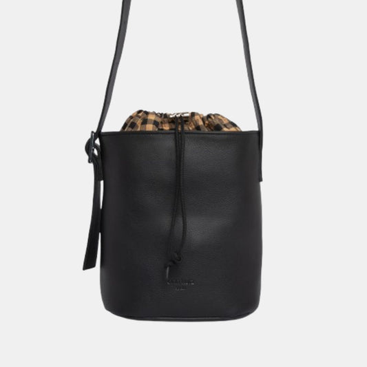 Medium Bucket Bag - Nappa Black - ann kurz