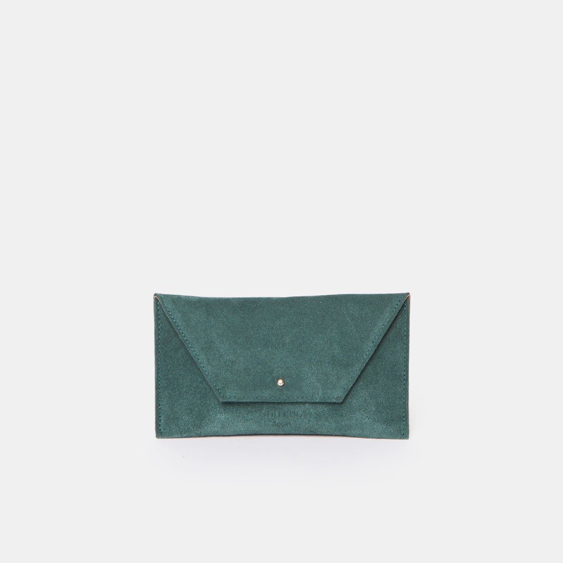 Mini Envelope Shape Pouch - Suede Sea Weed - ann kurz