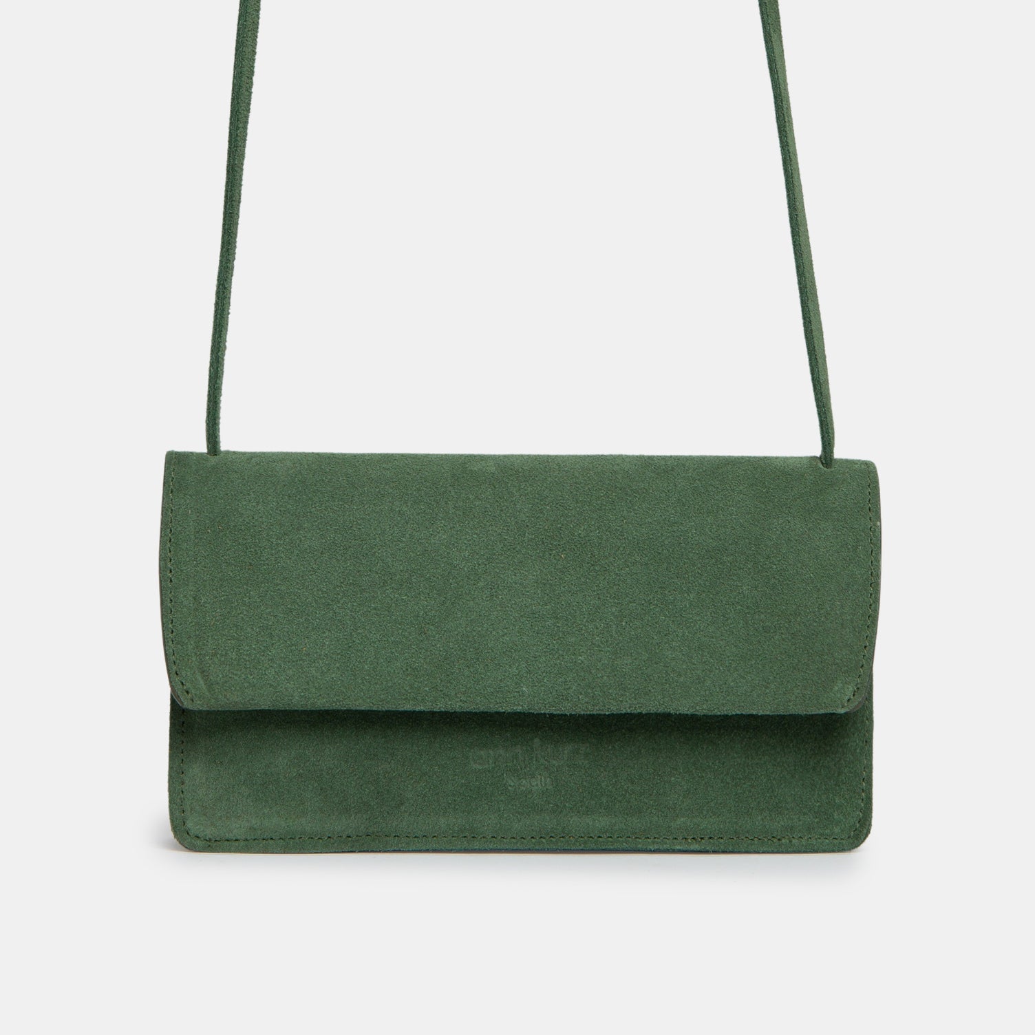 Mini Phone Bag - Suede Muschio - ann kurz