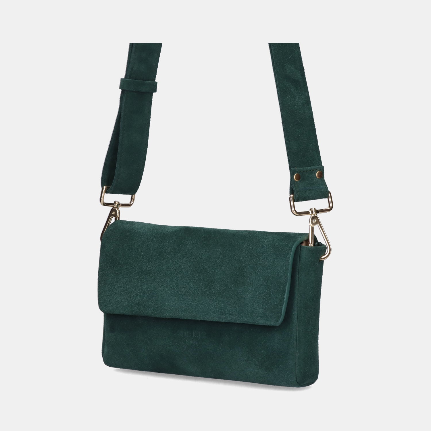 Pack Large Shape Camera Bag - Suede Sea Weed - ann kurz