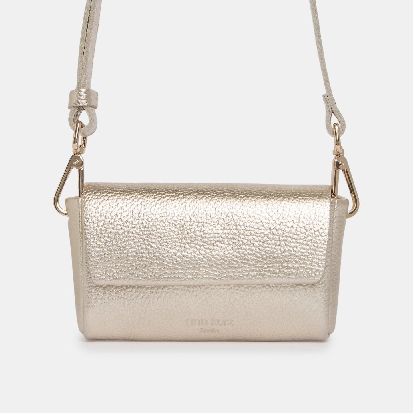 Pack Mini Shape Camera Bag - Metallic Champagne - ann kurz