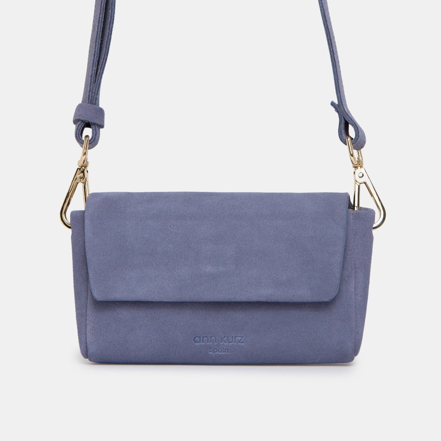 Pack Mini Shape Camera Bag - Suede Lavender Blue - ann kurz