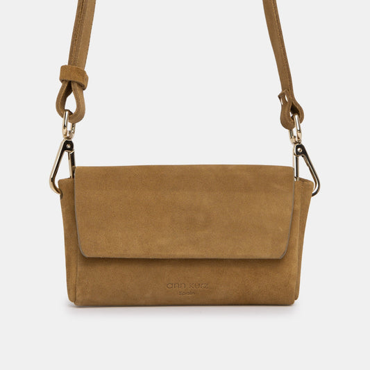 Pack Mini Shape Shoulder Bag | New -Suede Bronzo- ann kurz