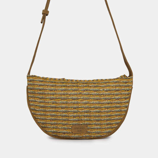 Soft Half Moon Shoulder Bag - Textil Multicolor - ann kurz