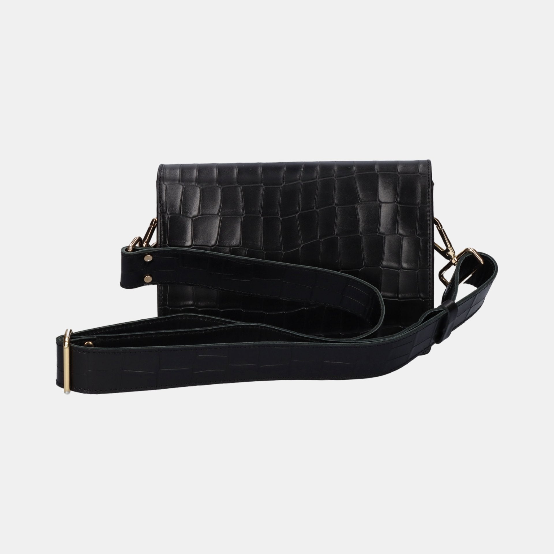 The Perfect Square Crossbody Bag - Coco Black - ann kurz