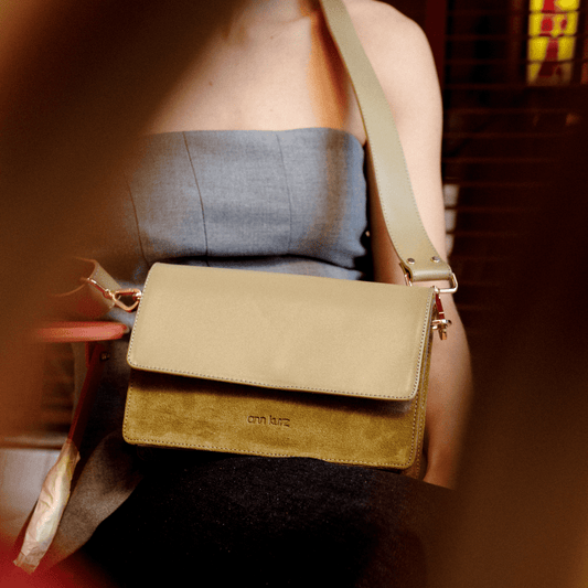 The Perfect Square Crossbody Bag - Mix Alga - ann kurz