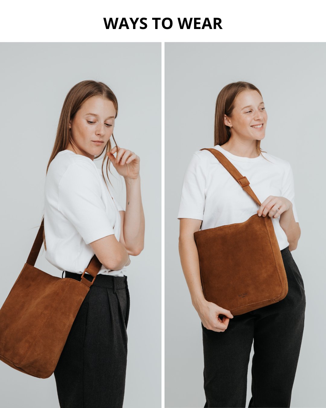 The Ultimative Shopper - Suede Brown - ann kurz