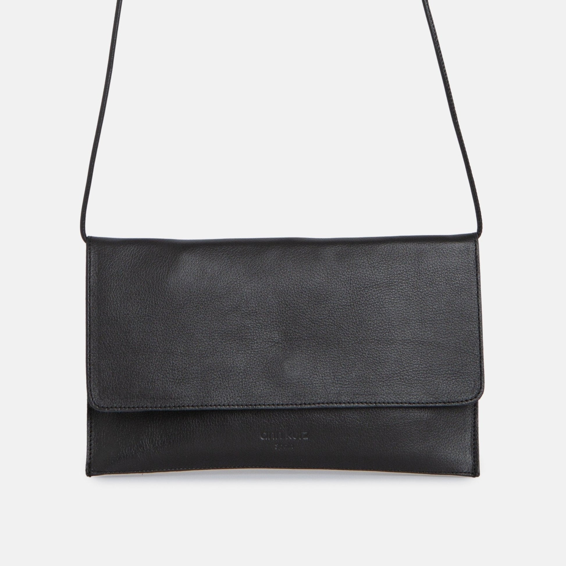 Thin Clutch - Nappa Black - ann kurz