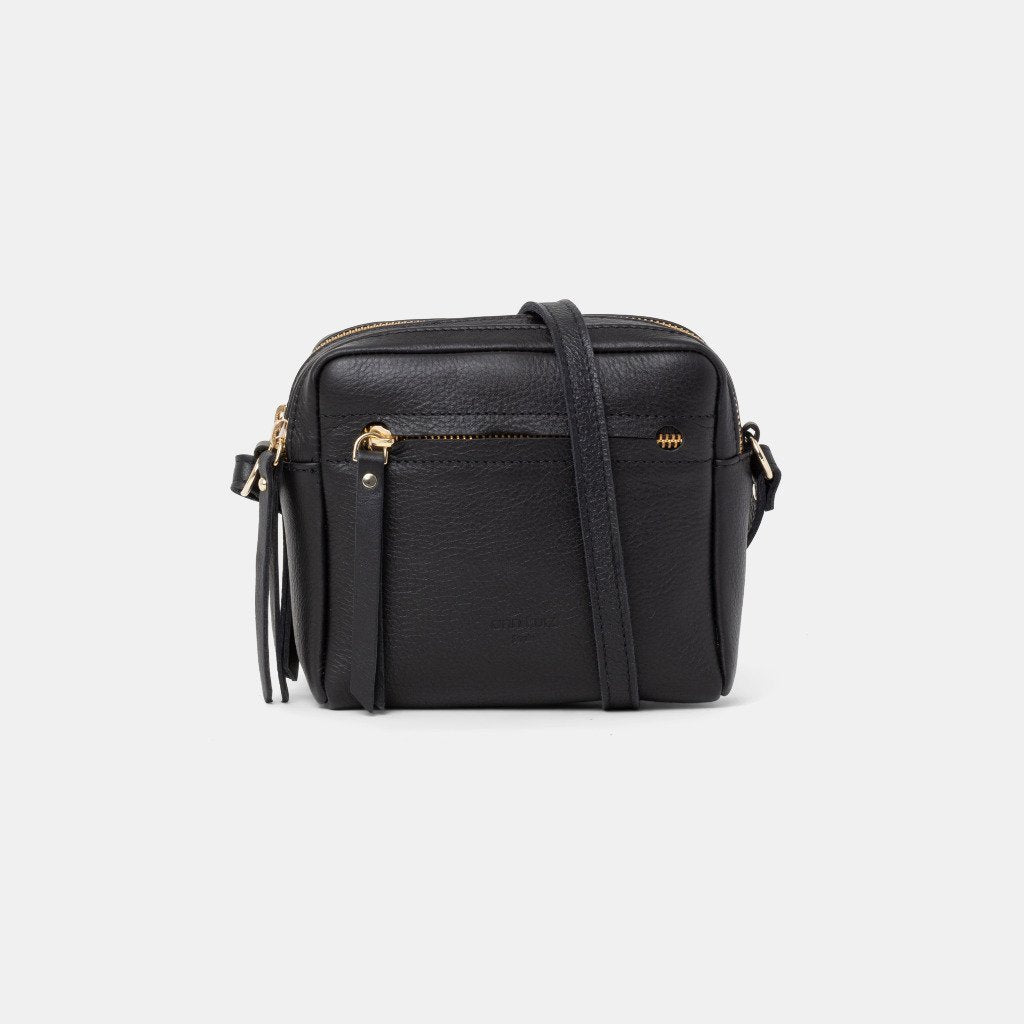 Cubo Mini Shoulder Bag -Nappa Black- ann kurz