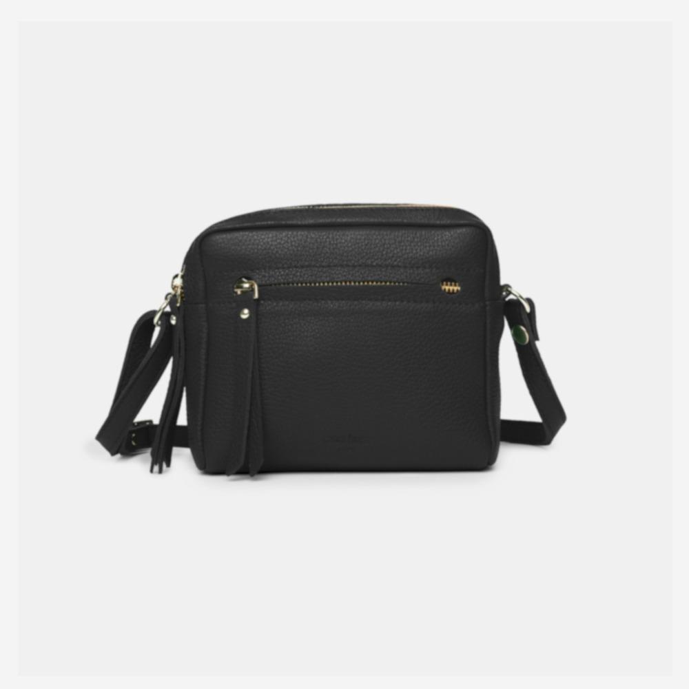 Cubo Mini Shoulder Bag -Grained Black- ann kurz