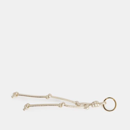 Keychain Knots | New -Grain Metallic Champagne- ann kurz
