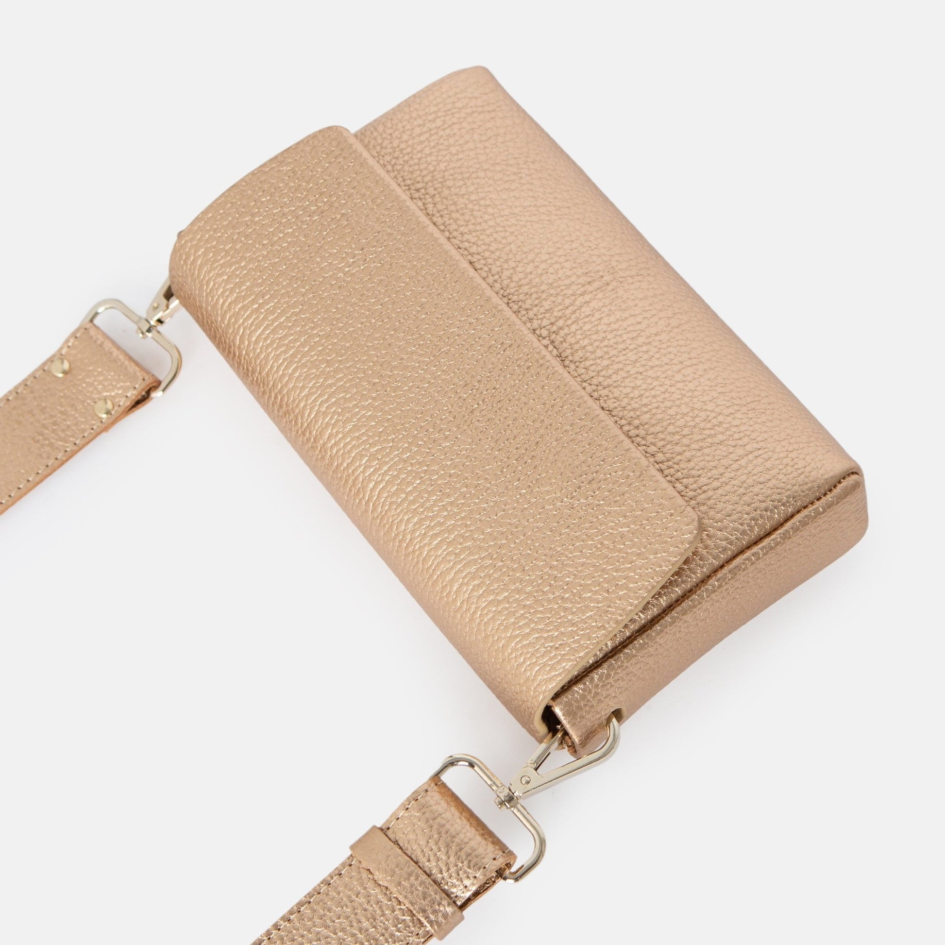 Pack Large Shoulder Bag | Metallic Collection -Metallic Rosé- ann kurz