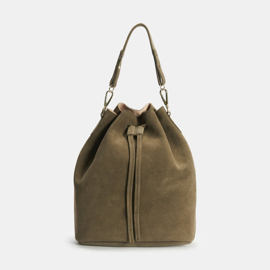 Saku Bucket Bag | Classics -Suede Olive- ann kurz